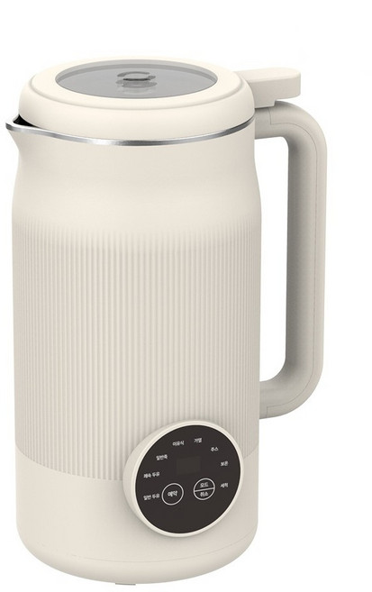 간편한 대용량 두유 제조기 1200ml / 두유메이커 죽제조기 이유식제조기, 아이보리