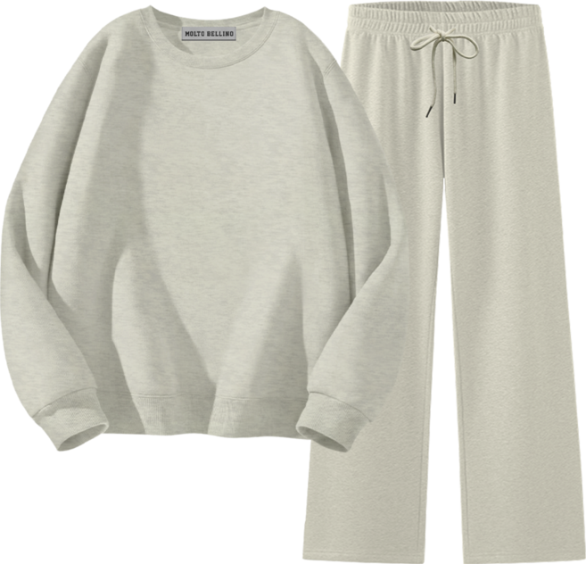 몰토벨리노 TST 무지 스탠다드 맨투맨 일자팬츠 세트