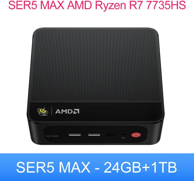 비링크 미니 PC 데스크탑 게이밍 컴퓨터 SER5 MAX AMD 라이젠 R7 7735HS 6800U 6800H R5 5500U 16GB 32GB 5, 01 기타, 01 빠른  Mainland, 01 7735HS 1TB