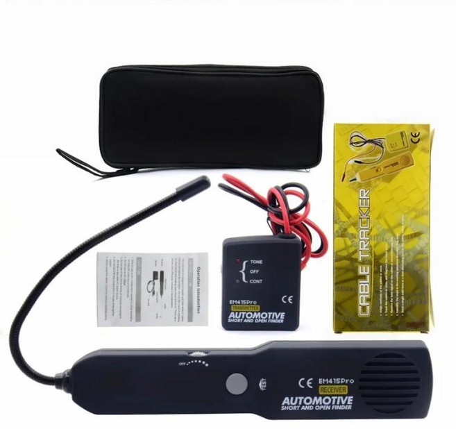 VDIAGTOOL V210 범용 자동차 전기 회로 테스터 와이어 트래커 짧은 오픈 파인더 수리 케이블 6-42V, 01 빠른, 1개, 1. EM415 PRO