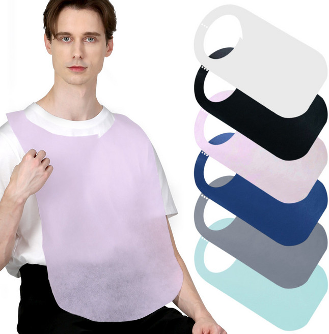 두터운 국내인증 일회용 부직포 앞치마 30g (6color), 핑크, 1000개