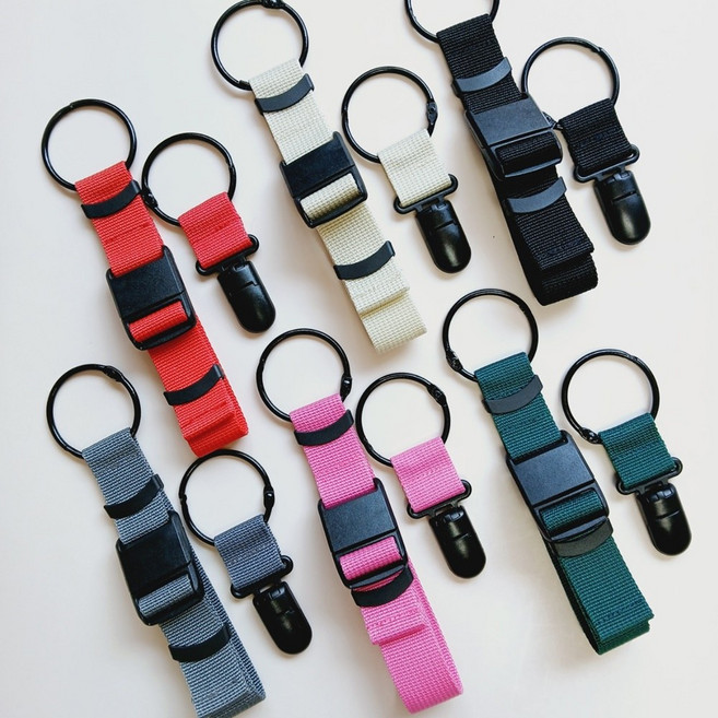 잠바 분실방지 걸이(모잠 홀더), 검정, 1세트