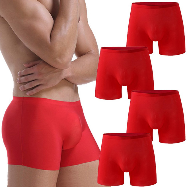 스포코지 남자 팬티 사각 남성 속옷 심리스 쿨냉감 에어 누디 드로즈 3종 5종