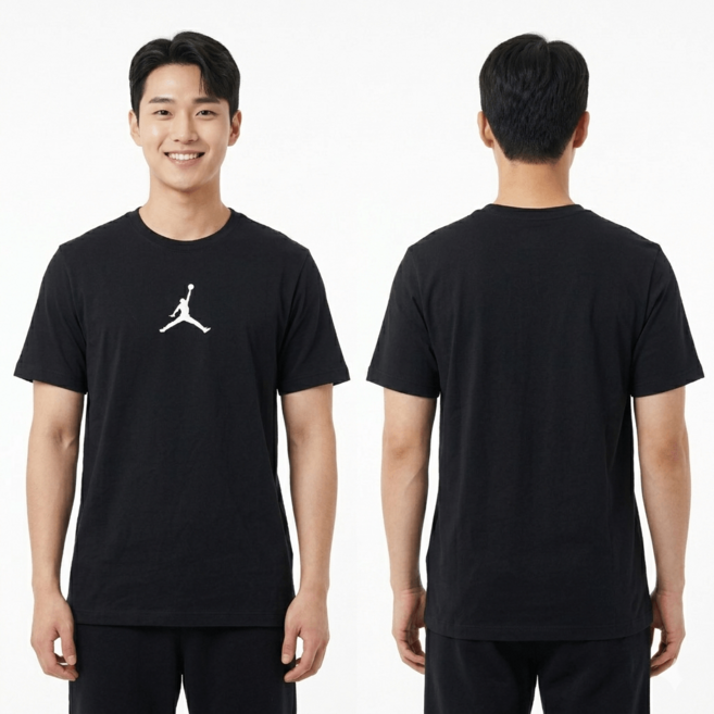 나이키 조던 점프맨 드라이핏 반팔티 기능성티셔츠 블랙