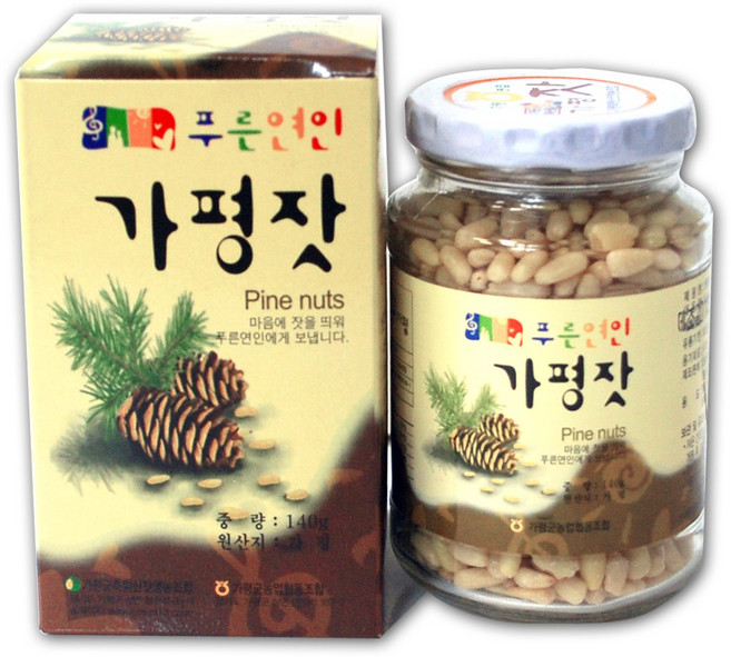 가평군농협 유기농 국산 가평잣 2025년 햇잣 황잣 백잣 낱개포장 140g, 1개, 백잣낱개포장140g