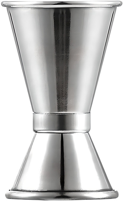 칼딘 홈 텐딩 칵테일 지거 15 30ml 양면형, 실버, 1개