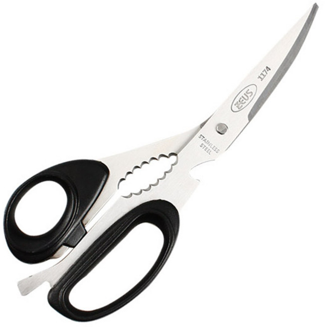 제우스 다용도 게가위 랍스터 대게가위, 블랙, 1개