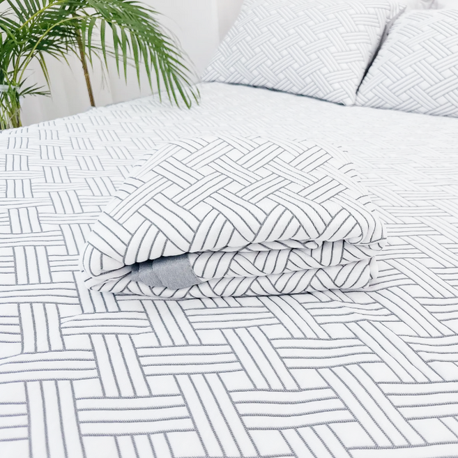 아이스 냉감 쿨 패드, 쿨매트, 화이트그레이