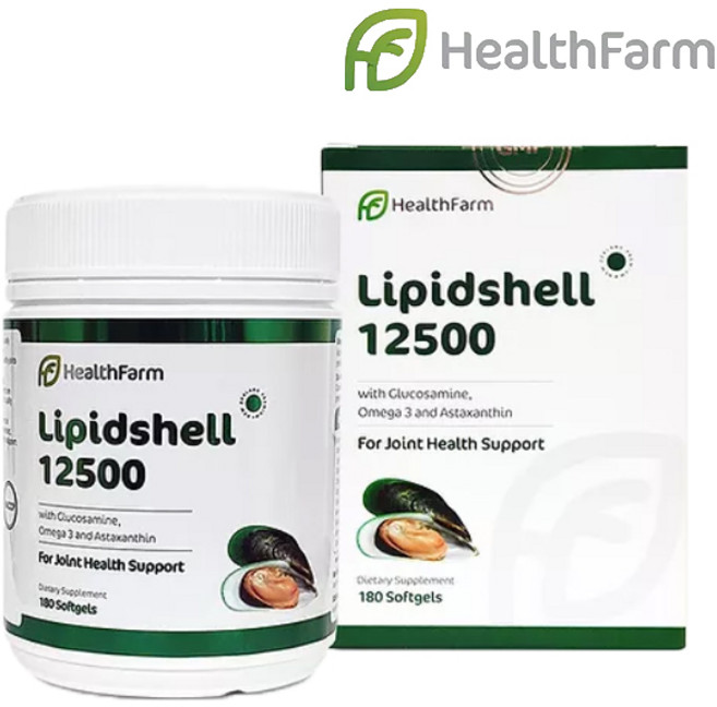 헬스팜 리피드쉘 초록입홍합 12500 180 소프트젤, 1개, 180정