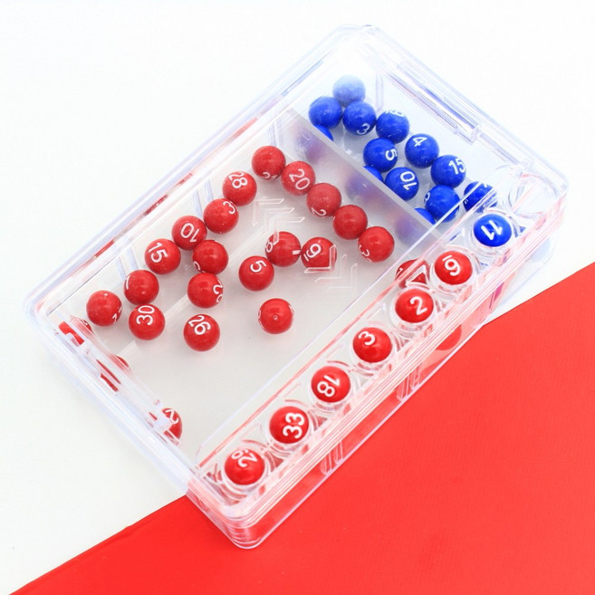 로또 잘나오지않는 잘나오는 황금 예상번호 자동 수종 조합 추첨 기계 생성기 매장 게임기, 7. 잠금 볼 슬라이딩 번호 모델 더블 컬러, 1개