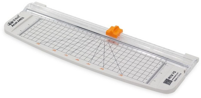 휴대용 미니 안전 트리머형 a4 종이 문서 작두 재단기 사무용품 안전작두 종이자르기
