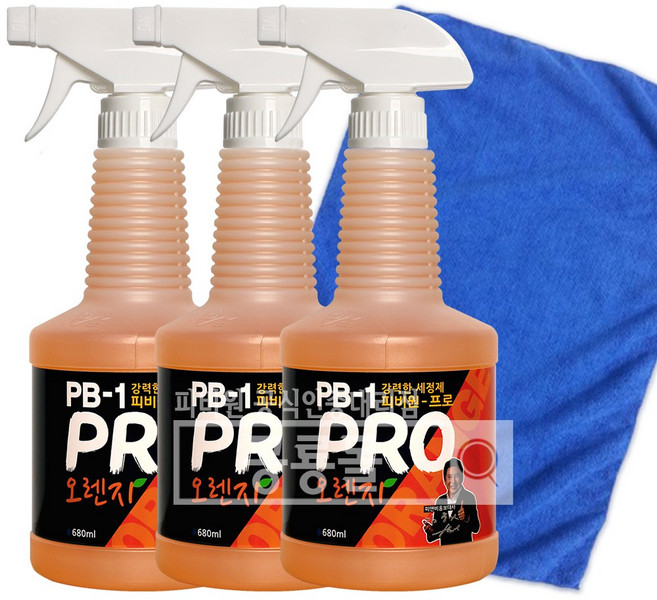 pb1 pro 피비원 프로 680ml 3개+손걸레 40*40 1개