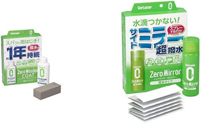 슈어러스터 세차용품 유리계열 코팅제, 창문 코팅제  + 초발수스프레이 80ml, 1개