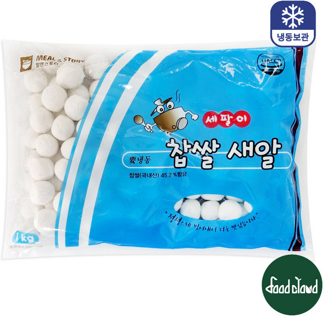 찹쌀새알 1KG/성일청정식품, 1kg, 1개