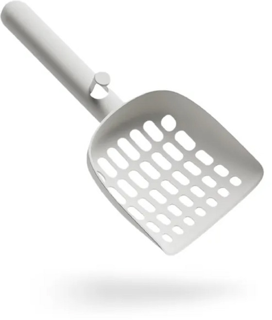 掛式純白貓砂鏟 (豆腐砂/礦砂 都適用), 1個, DOKO貓砂鏟, 白