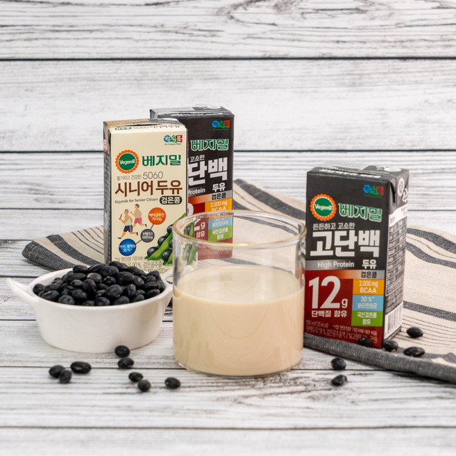 정식품 베지밀 5060 시니어 두유 검은콩 190ml 80개