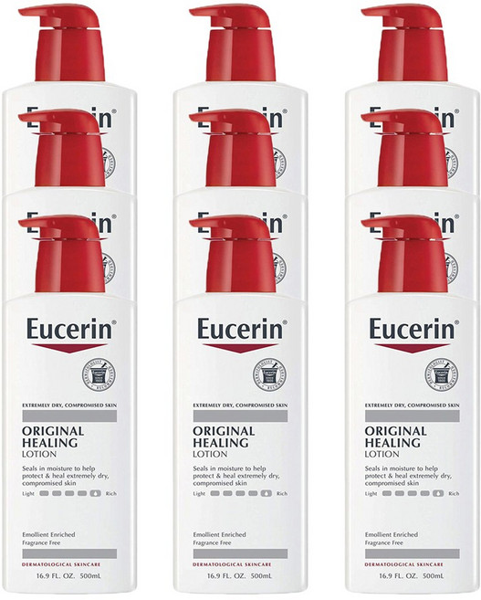 유세린 오리지널 힐링 로션 건성 피부용, 500ml, 9개입