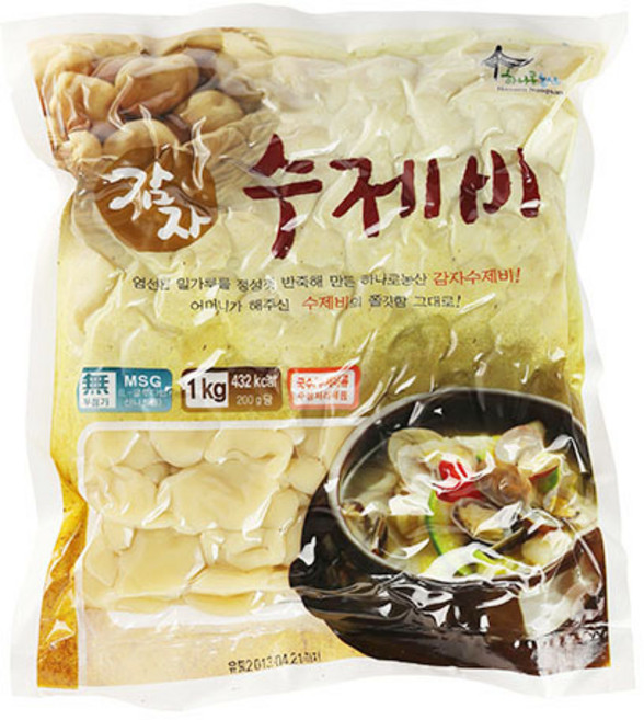 감자수제비1kg/하나로-10개, 1kg, 10개
