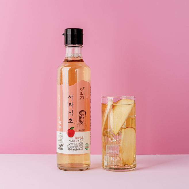 동상면사람들 국내산 사과식초 480ml, 1개