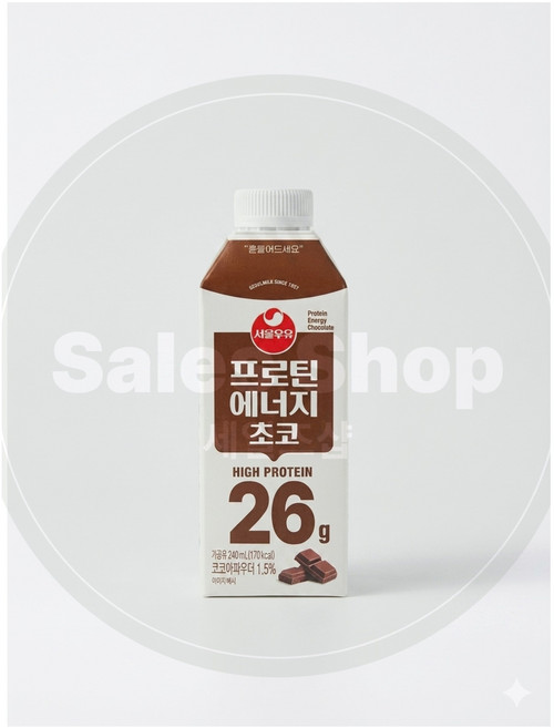 서울우유 프로틴 에너지 초코, 240ml, 15개
