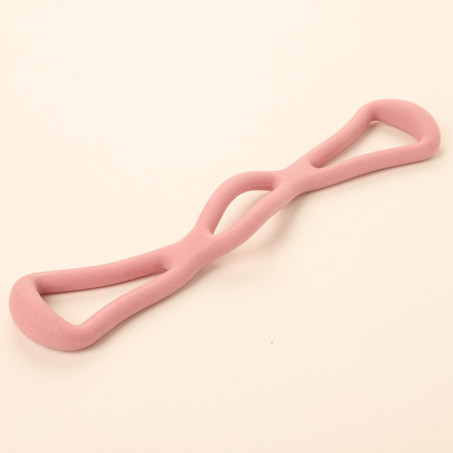 스트레칭 튜빙 밴드 8자형 튜빙 홈피트 요가 필라테스 핑크