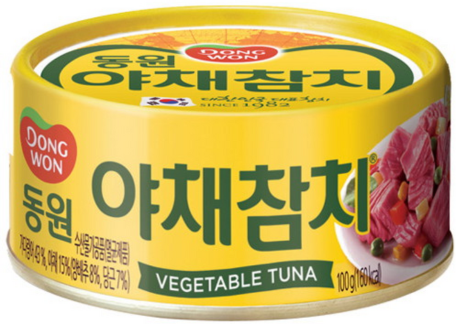 동원 야채참치 통조림, 100g, 1개