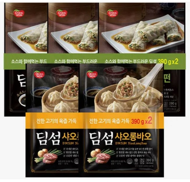 동원 부추창펀 390g + 샤오롱바오 390g