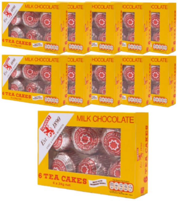 터녹스 밀크초콜릿 티케이크 6p, 144g, 11개