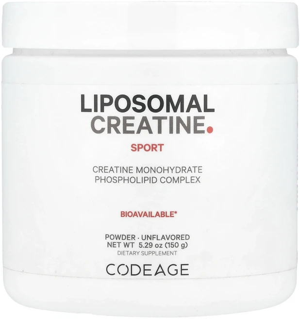 새해 건강을 선물하세요 Codeage Sport 리포소말 크레아틴 분말 무맛 150g(5.29oz) 특별관리진행, CodeageSport리포소말크레아틴분말무맛150g52, 150g, 1개 - 쿠팡