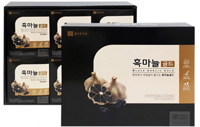 종근당 건강 흑마늘 골드 60포, 80ml, 1세트