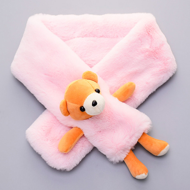 [hannal]곰돌이 퍼 머플러