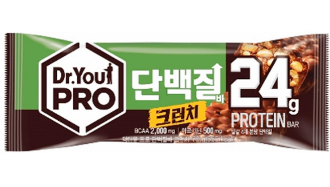 오리온 닥터유 프로 크런치 단백질바 70g 1개입, 1개
