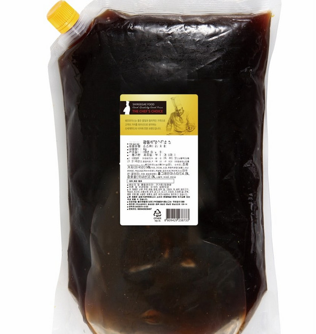 쉐프초이스 광동식 탕수육소스, 2kg, 2kg, 1개