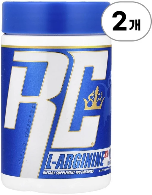로니 콜먼 L-아르기닌 XS 800mg Ronnie Coleman Vital Edition L-Arginine XS™ 800 mg 100정, 2개 - 쿠팡