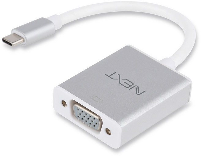 넥스트유 Type C to VGA 미러링 컨버터, USB-C to VGA컨버터-[NEXT-2232TCV], 1개