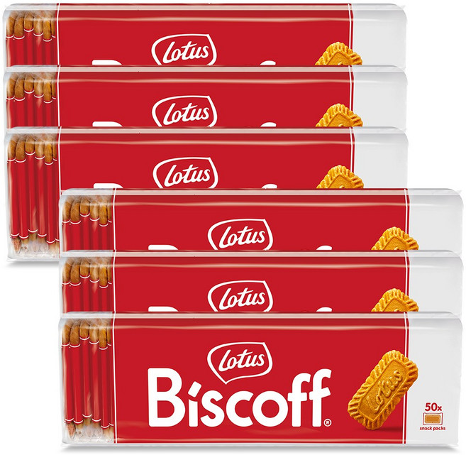 비스코프 싱글팩 비스켓, 312.5g, 6개