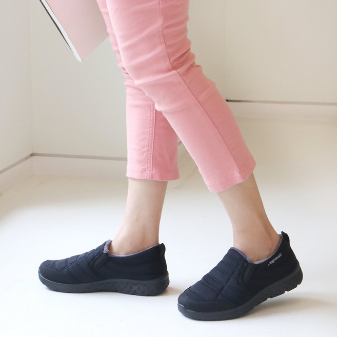 슬레진저 여성용 슈벨 송송 경량 겨울 방한 털 슬립온