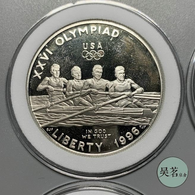 1996년 미국 애틀랜타 올림픽 패럴림픽 테니스 조정 기념주화 희귀주화 대박선물 은테크