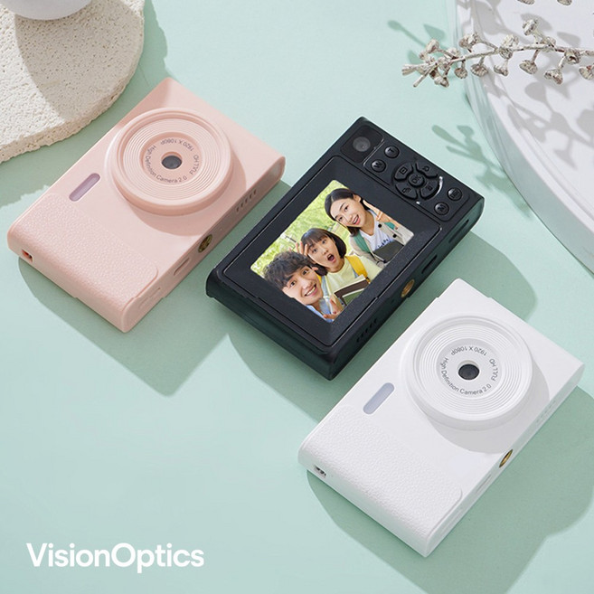 비전옵틱스 빈티지카메라 빈티지 디지털 카메라 휴대용 감성 레트로카메라 컴팩트카메라 레트로, Lumo_블랙