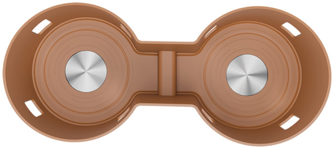 지파츠 지파츠 디올뉴 제네시스 G80 RG3 페이스리프트 1열 컵홀더 친환경 실리콘 커버, 브라운, 1열 컵홀더 (C-2), 브라운, 1개