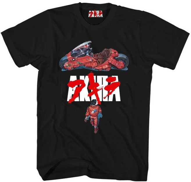 아키라 애니메이션 티셔츠 프린팅 일본풍 빅사이즈티셔츠