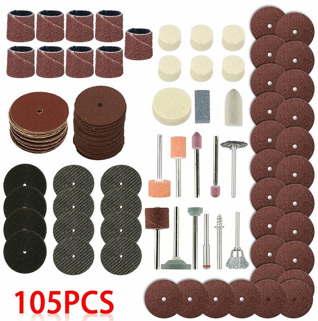 무선샌딩기 전동 핸드 충전 샌드페이퍼 샌딩기 105pcs 미니 전기 드릴 그라인더 휠, 협력사, 1개