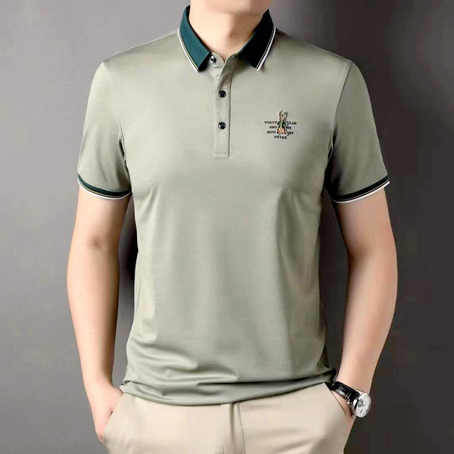 ZTR8831 PK 스판 반팔 카라티셔츠