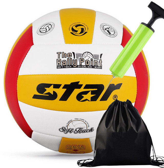 스타 배구공 랠리 포인트 투센 파우치 볼펌프, 1개, TB5015