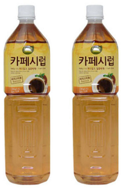 대상 카페시럽 1.5L, 2개