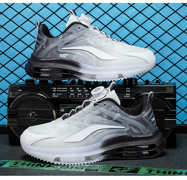 FvaBzon남성용 쿠션 러닝화 초경량 에어쿠션 운동화 통기성 좋은 트레킹화 헬스화 등산화 다용도 슈즈