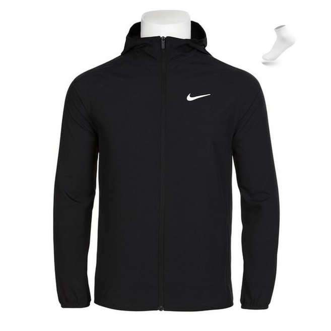 나이키 바람막이 경량 드라이 핏 러닝 자켓 남성 후디 집업 사은품양말 국내매장판