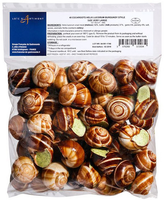 에스까르고 프랑스 부르고뉴 달팽이요리 와인안주 캠핑 파티 집들이 고급요리 버건디, 1개, 440ml