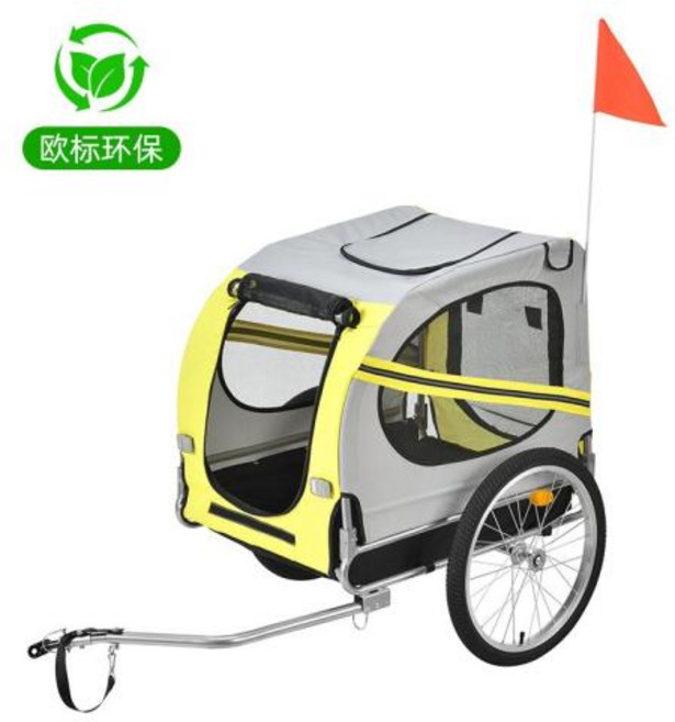 자전거 트레일러 웨건 카트 수레 자전거트레일러 접이식 연결바 인용 트롤리 카고 뒷바구니, 프리사이즈, 1개