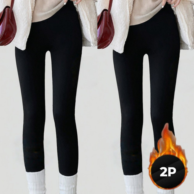 라온투유 데일리 9부 여성 레깅스 2장 세트